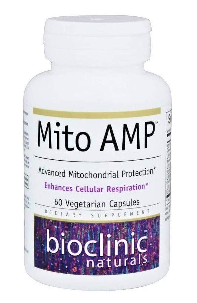 Bioclinic MitoLife AMP bottle front view for daily cognitive support potential.