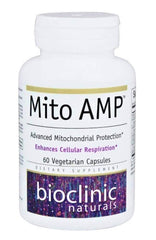 Bioclinic MitoLife AMP bottle front view for daily cognitive support potential.