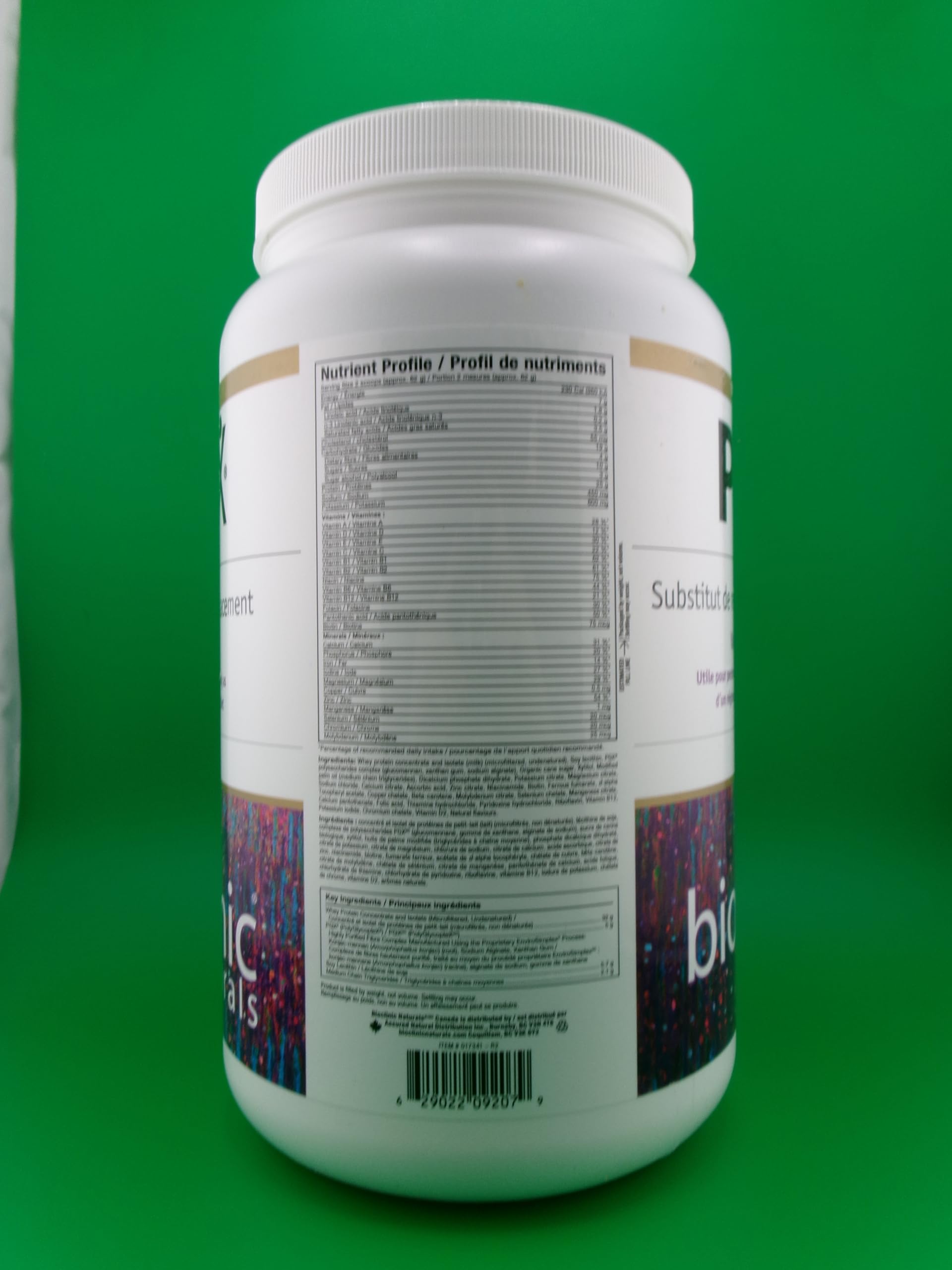 Bioclinic Naturals PGX glass shaker ready for on-the-go mixing.