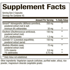 Sereni-Pro capsules by Bioclinic Naturals ideal for daily stress support.