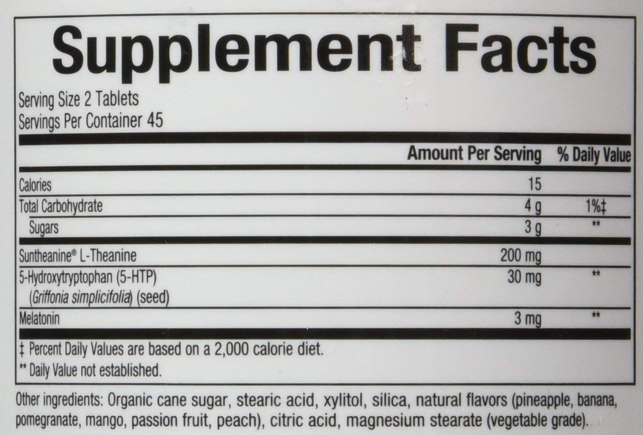 Somno-Pro packaging showcases a clean label with no artificial additives.