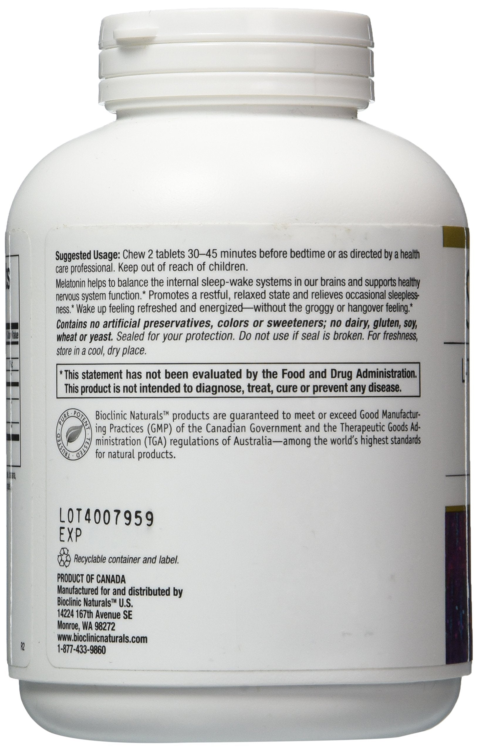 Somno Pro Tropical Breeze tablets close-up showing convenient chewables for restful nights