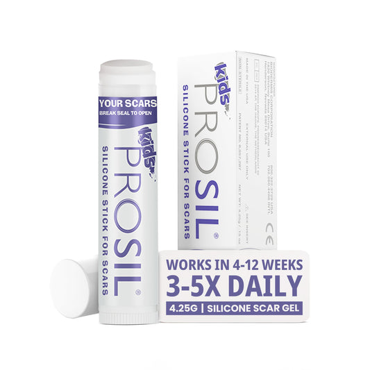 BIODERMIS Pro-SIL Kids stick application for mess-free scar care on skin