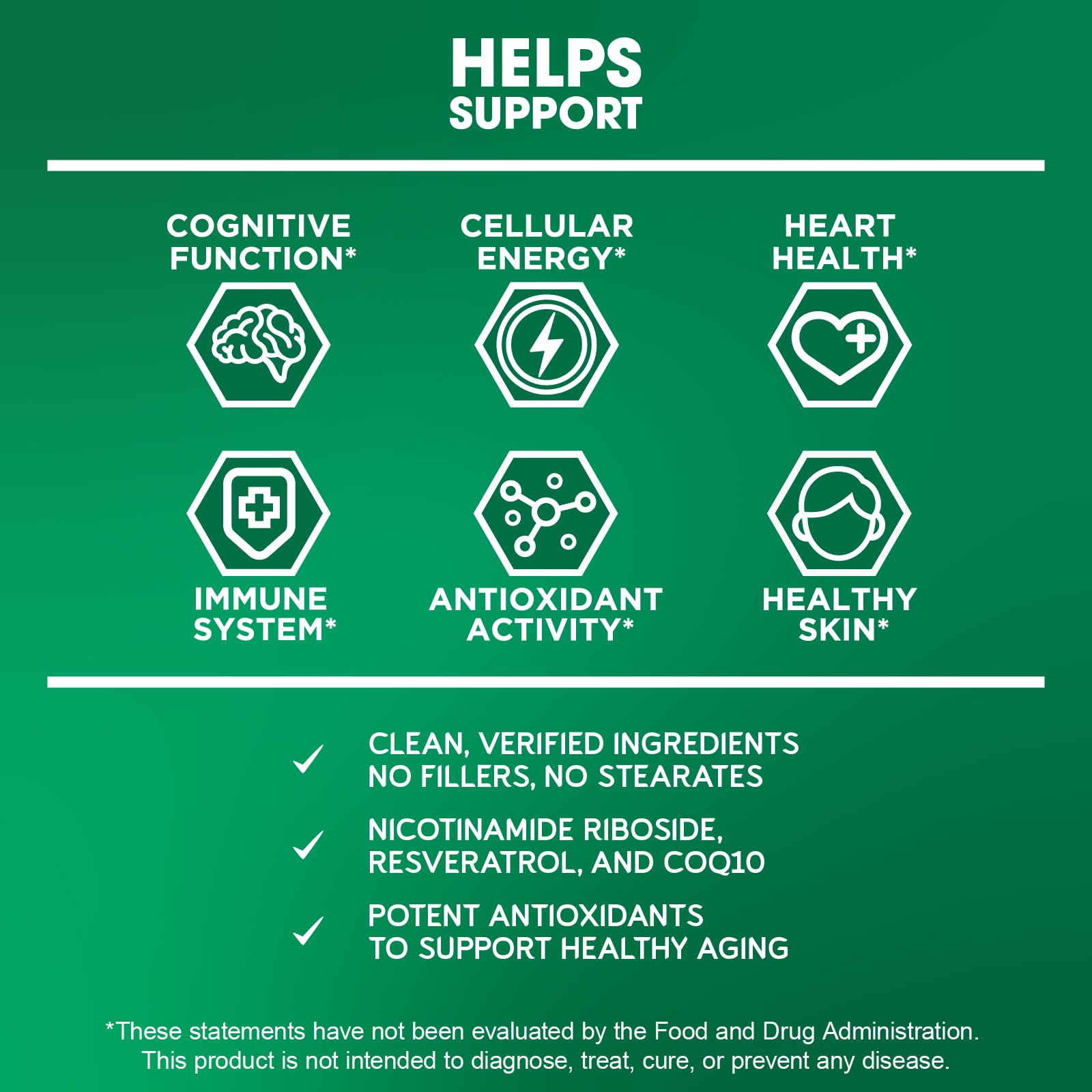 BioEmblem NAD+ with CoQ10 for cellular energy support