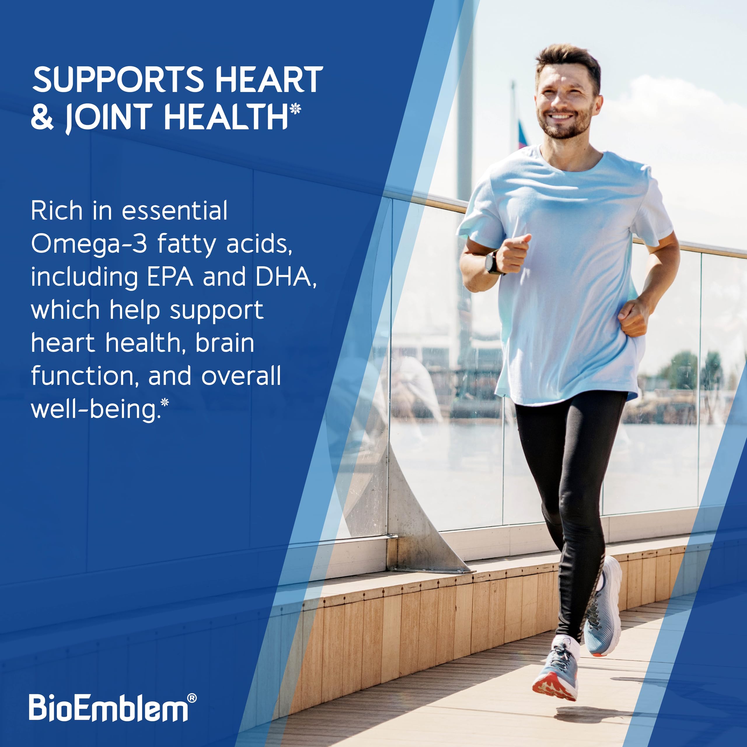 BioEmblem Omega-3 made in USA in GMP facility