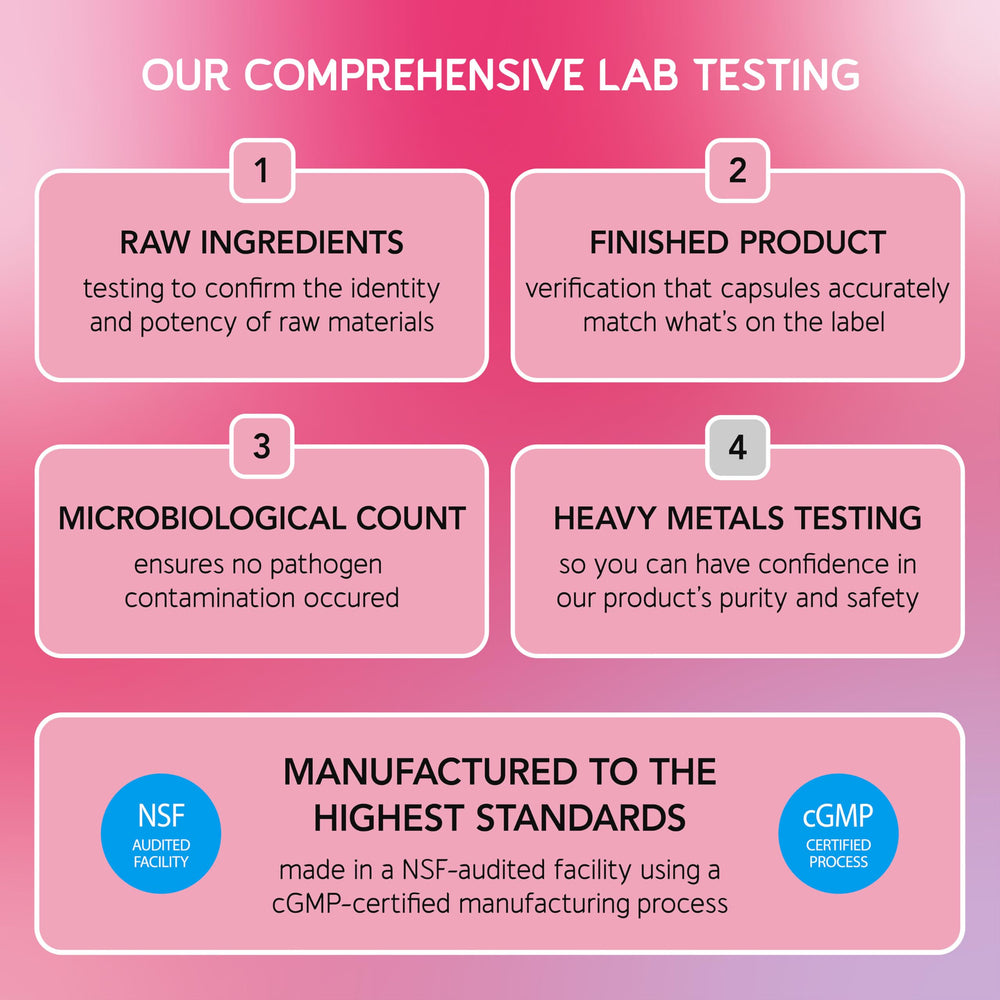 BioEmblem packaging, USA-made and GMP-tested for purity.