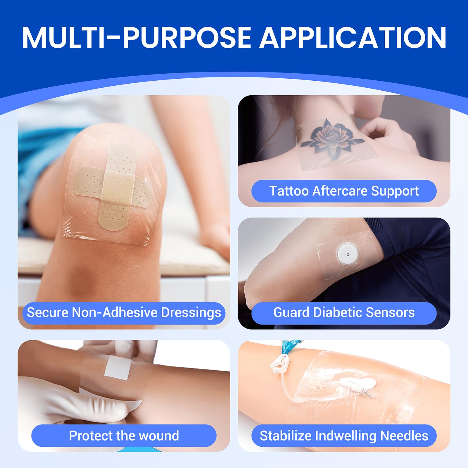 Bioemmalab easy-application bandage designed to smooth on without wrinkles.