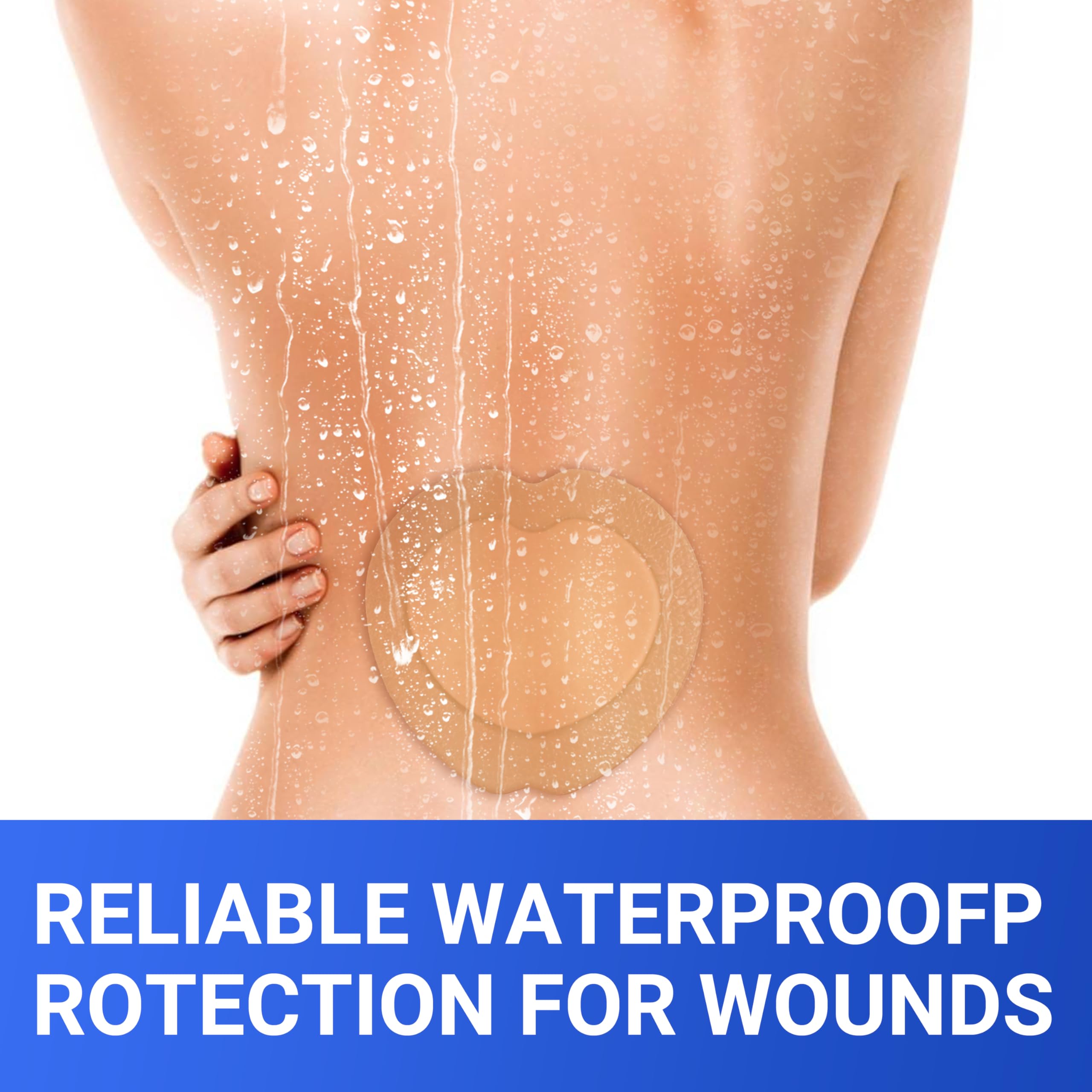 Bioemmalab sterile wound care dressing keeps area clean and protected.