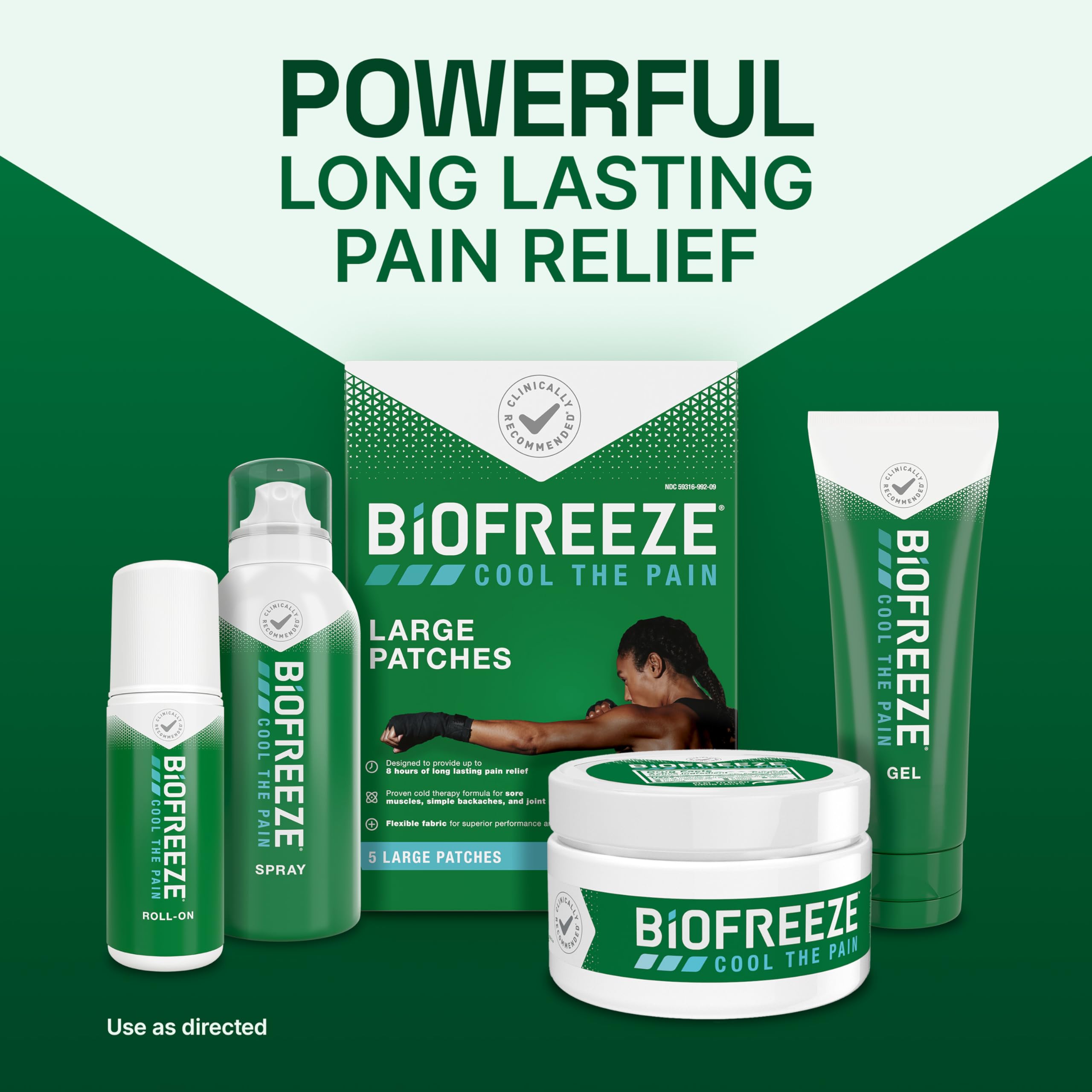 Biofreeze back pain use case for simple backaches.