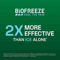 Biofreeze gel targets arthritis discomfort with cooling relief.