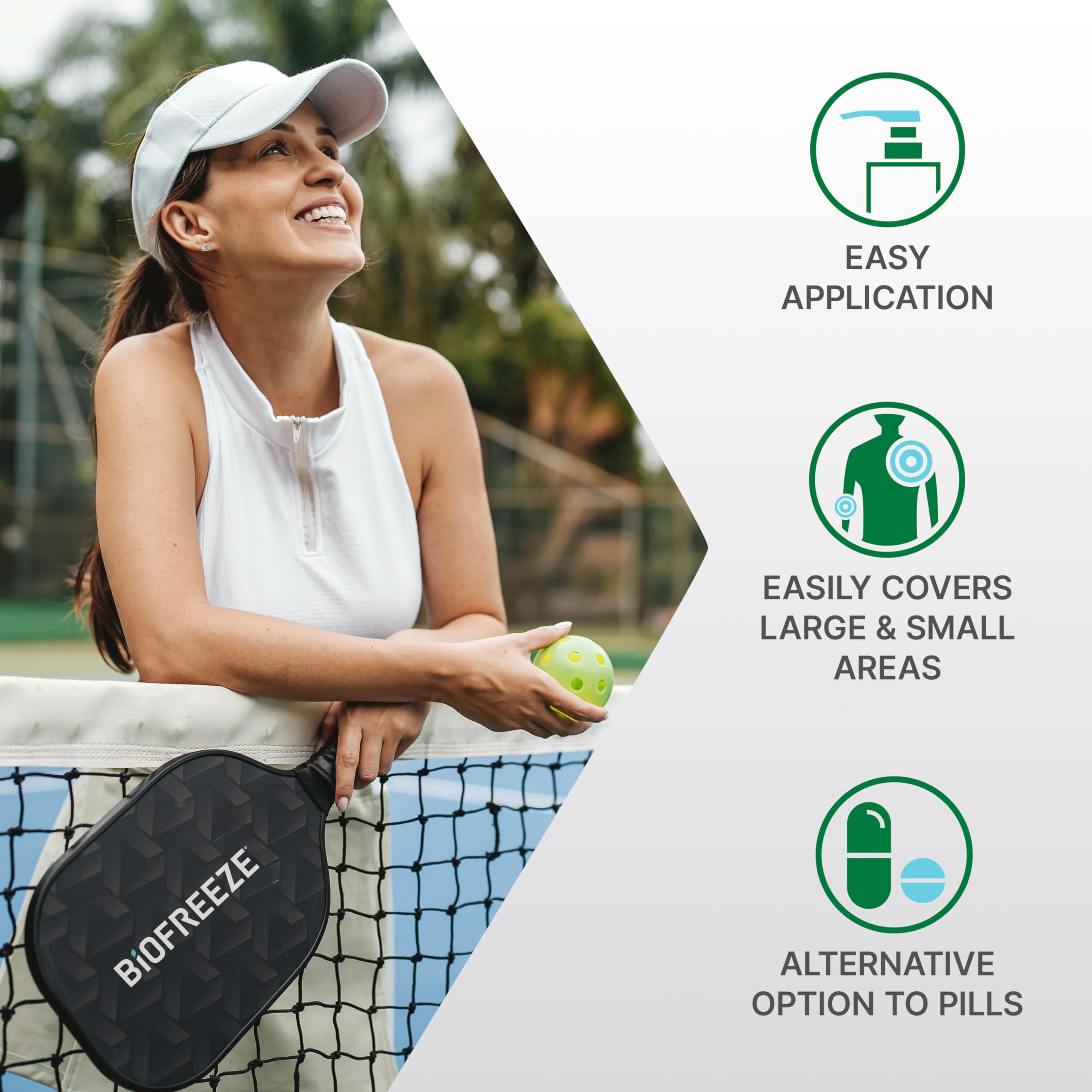 Biofreeze Professional Gel near arthritic joints offers comfort for everyday aches.