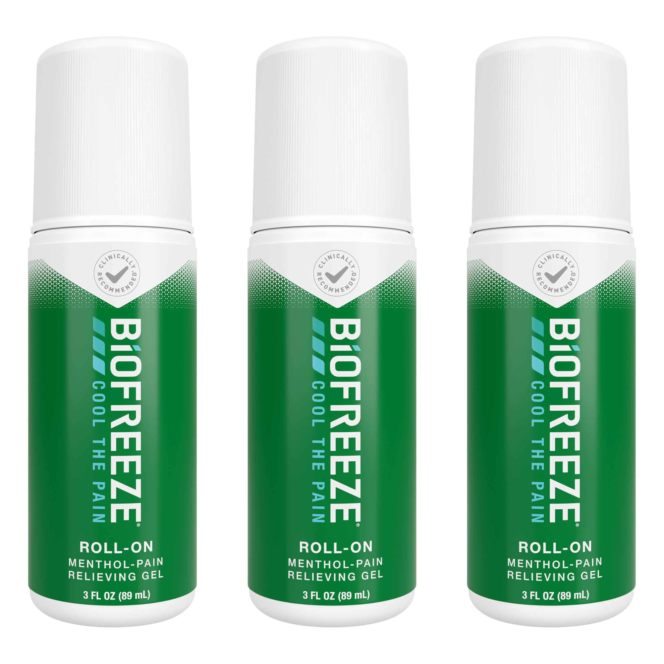 Biofreeze Roll-On knee pain relief providing targeted cooling during activity