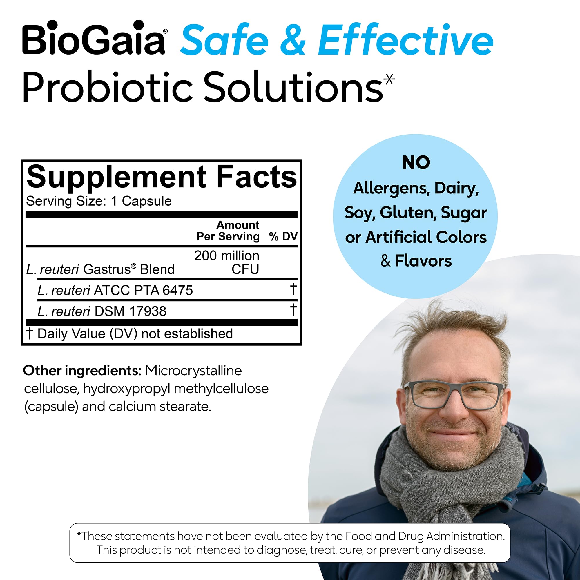 BioGaia Gastrus microbiome balance concept illustrating healthier gut ecosystem.