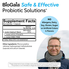 BioGaia Gastrus microbiome balance concept illustrating healthier gut ecosystem.