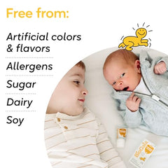 Biogaia drops contain probiotics similar to breast milk for babies.