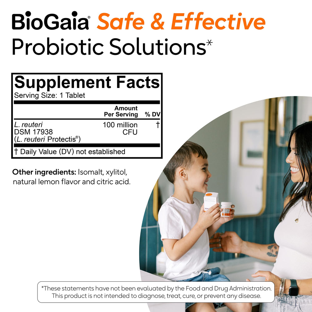 BioGaia probiotic daily routine with children and teens.