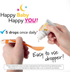 BioGaia Protectis baby drops Non-GMO and dairy-free labeling closeup