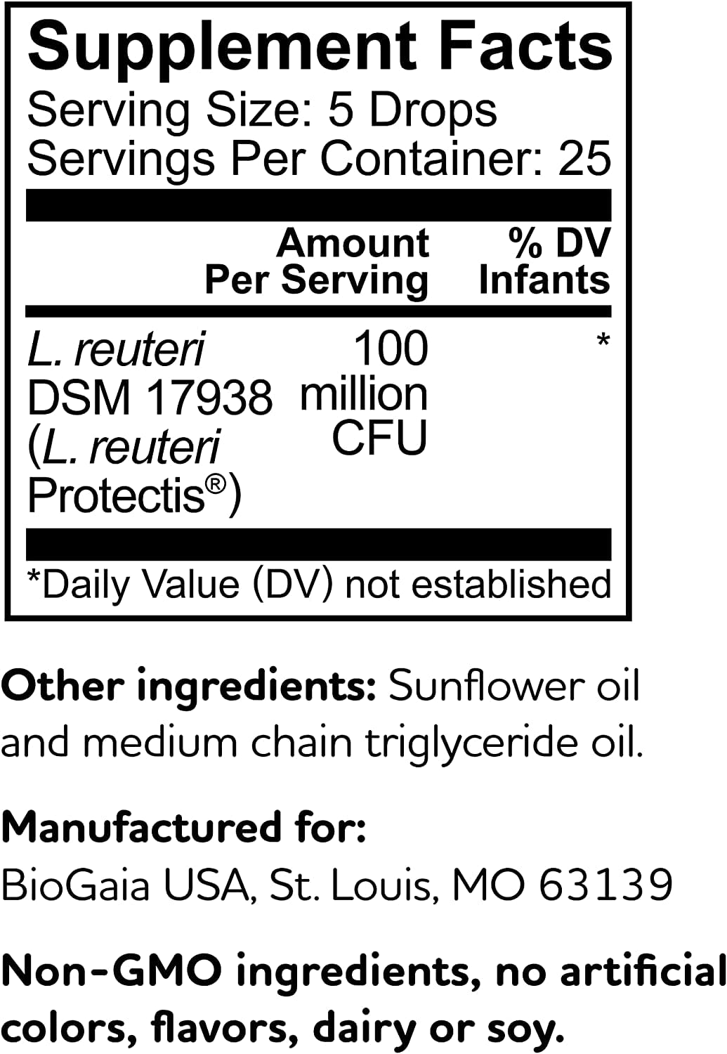 BioGaia Protectis baby drops pack-four set, cost-effective probiotic for families