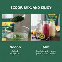 Biogenesis SuperGreens Plus bottle close-up shows premium packaging.