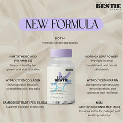 Biohacking Bestie Vegan gluten-free label signals clean ingredient choices.