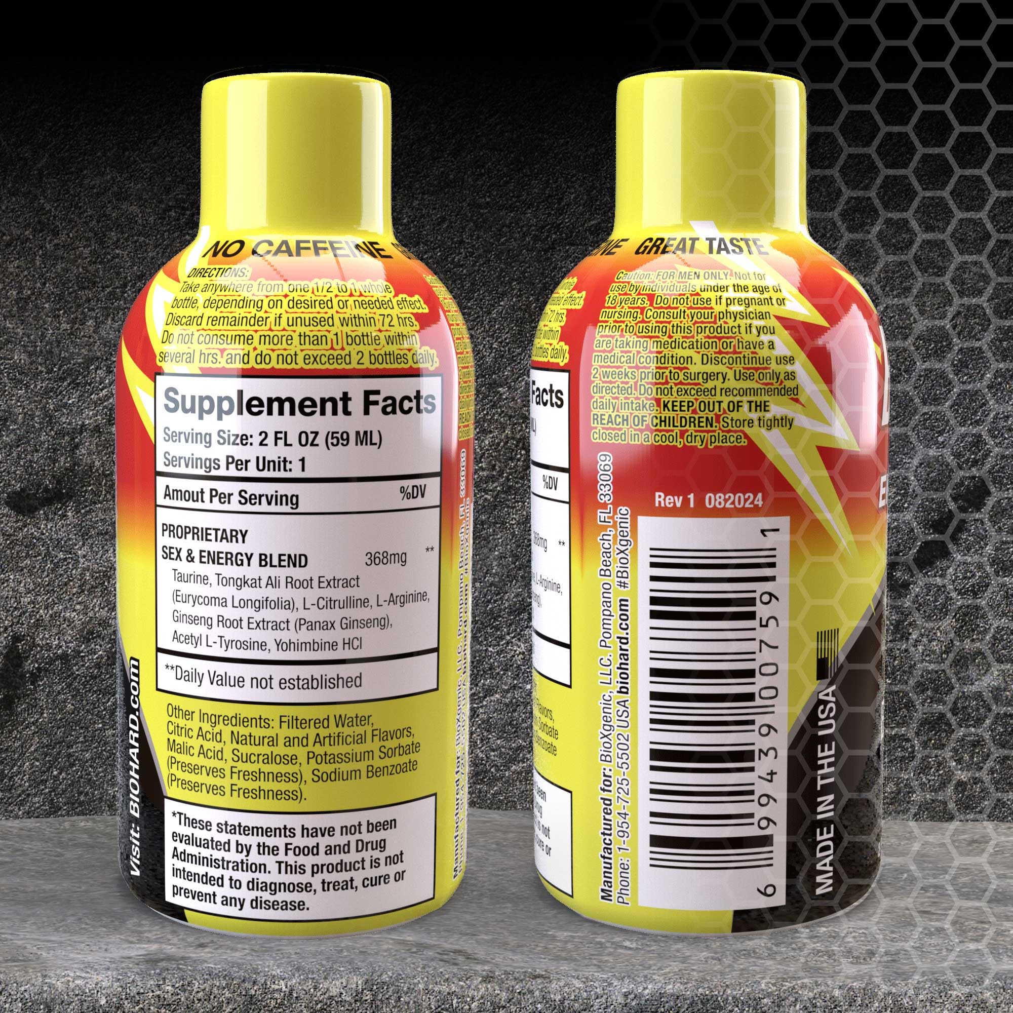 Bioxgenic BIOHARD berry flavor splash appealing for taste during activity