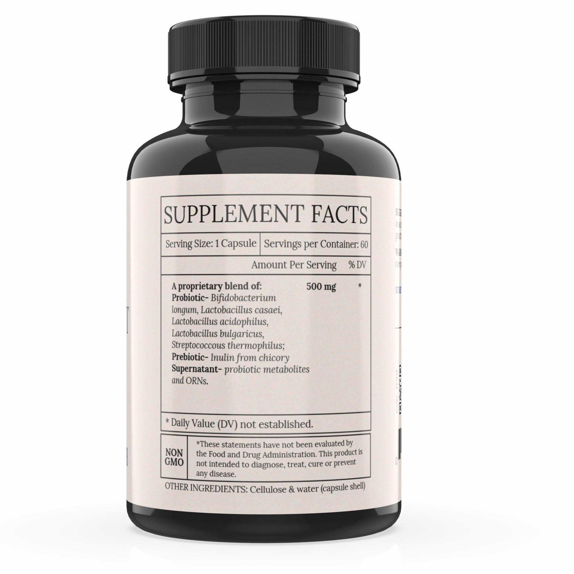 BioImmersion Supernatant Synbiotic bottle shown for daily wellness routine.