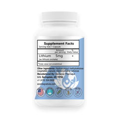BioInnovations Pharmacal Lithium Oro capsules close-up for everyday use.