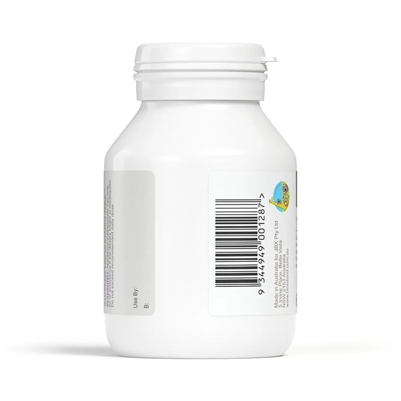 Close-up of Bio Island Lysine Step Up chewables showing texture and flavour.