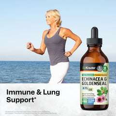BIO KRAUTER drops pour into water to support respiratory wellness