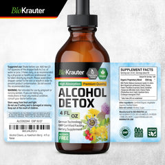 BIO KRAUTER usage card shows shake before use.