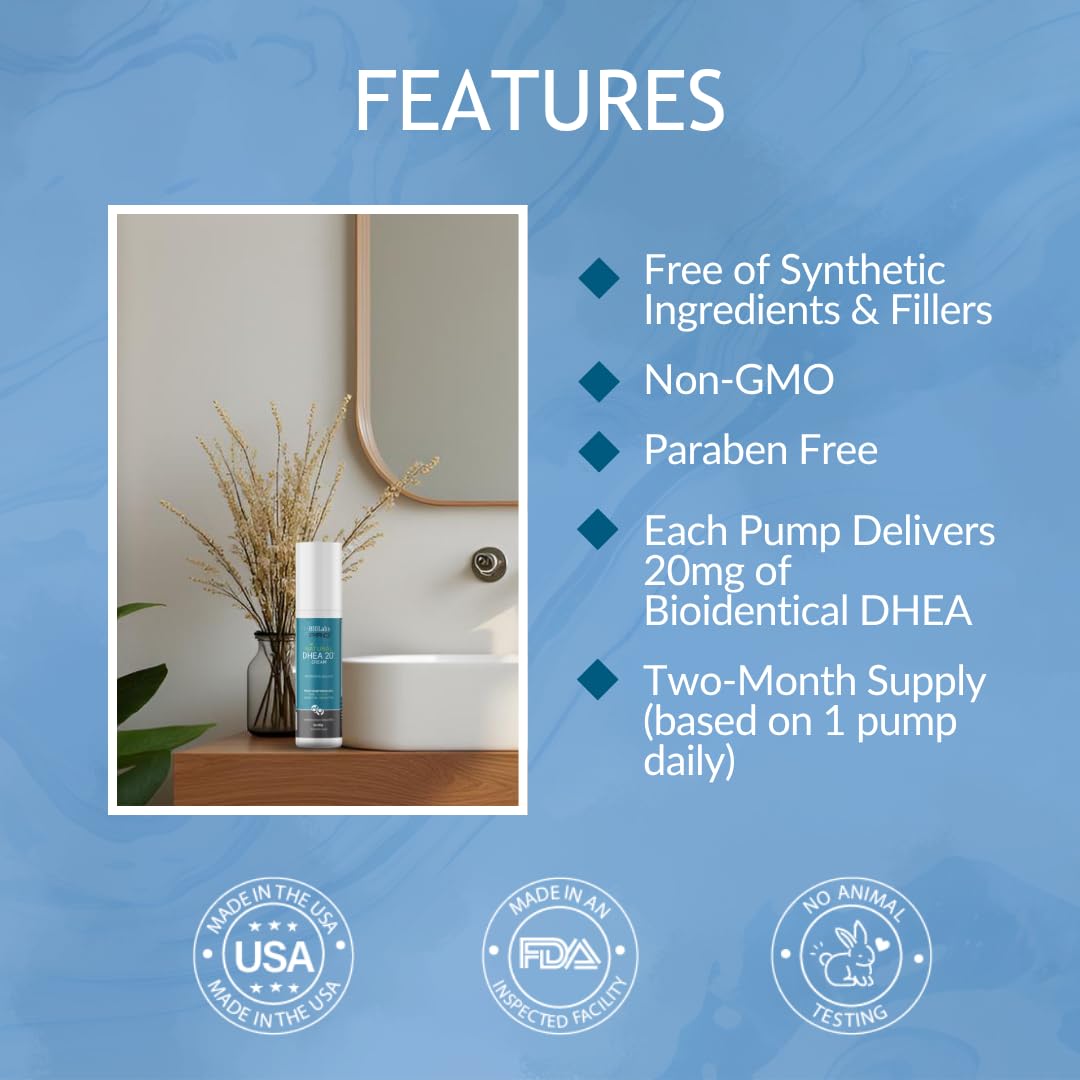 BIOLABS PRO DHEA cream made in USA in certified facility