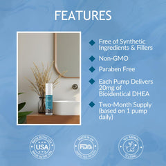 BIOLABS PRO DHEA cream made in USA in certified facility