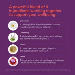 Bioligent chamomile dried botanicals calming plants for rest.