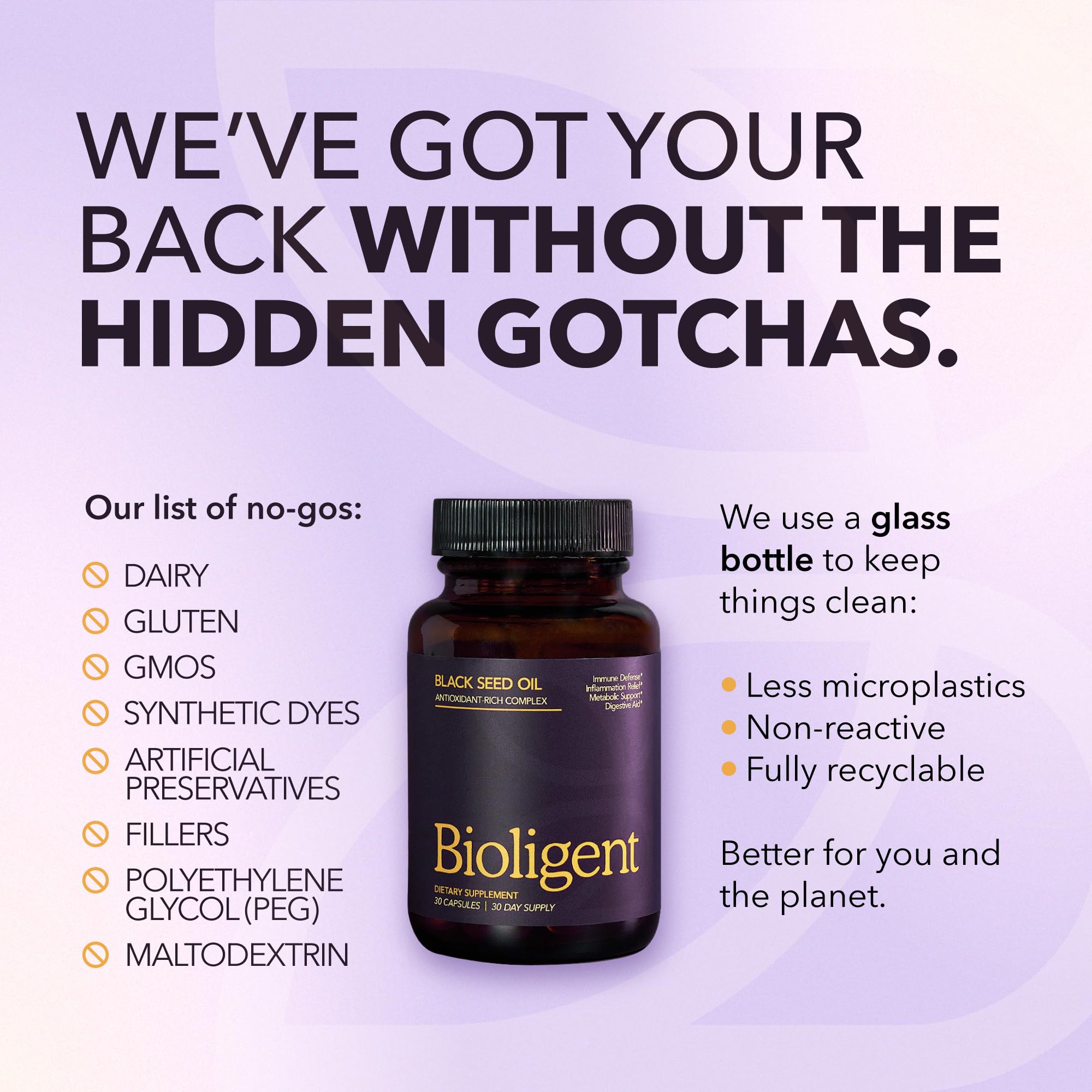 Bioligent woman-led innovation reflects science-driven wellness in every bottle.