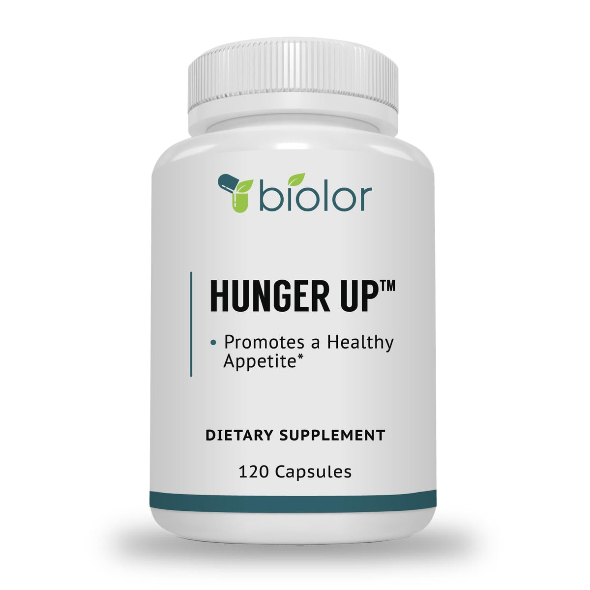 Biolor HungerUp bottle front shows reliable appetite support for healthy weight gain