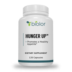 Biolor HungerUp bottle front shows reliable appetite support for healthy weight gain