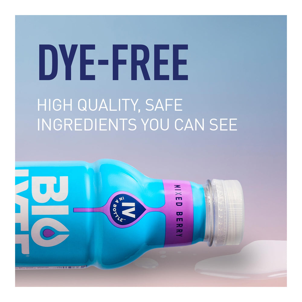 BIOLYTE ingredients panel reflecting electrolyte balance and wellness features