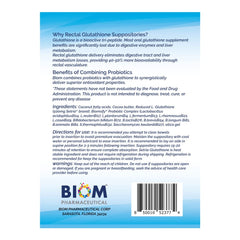 Biom Probiotics rectal delivery visuals highlighting absorption potential