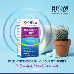 RectiBiom vegan, gluten-free icons emphasize allergy-friendly formulation