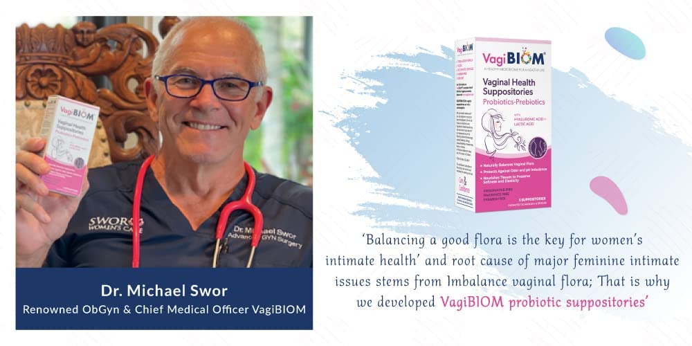 VagiBIOM packaging demonstrates applicator-free design for convenient use.