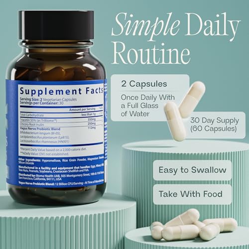 BIOMA Anti-Stress Probiotics bottle-top closeup for easy daily routine.