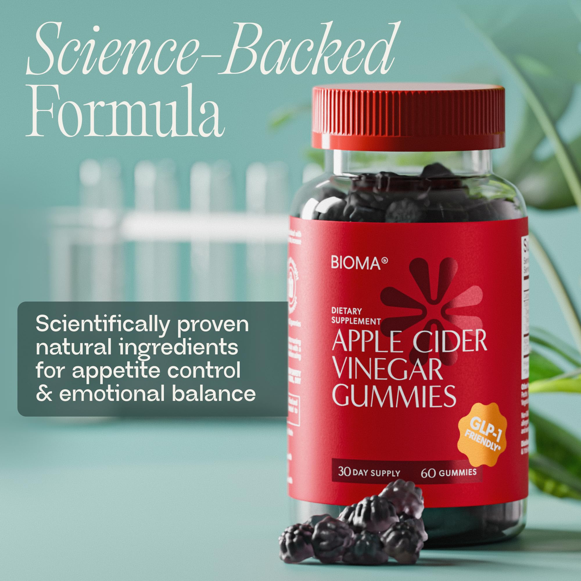 BIOMA ACV Gummies packaging front emphasizing quality