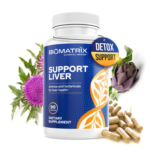 BioMatrix Liver Cleanse bottle for daily detox support.