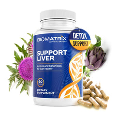 BioMatrix Liver Cleanse bottle for daily detox support.