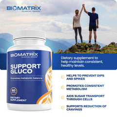 BioMatrix Metabolism gymnema pill supports cravings management during meals.