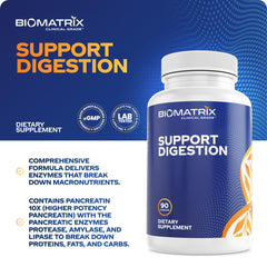 BioMatrix purified ox bile aids fat digestion and gallbladder comfort.