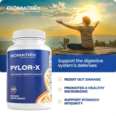 BioMatrix Pylor-X capsules arranged for easy daily support