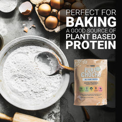 BioMiracle hydrolyzed chocho smoothie image, creamy plant-based protein boost
