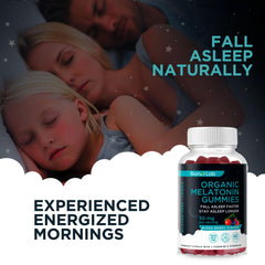 BionerLab Melatonin Gummies label closeup highlighting vegan and gluten-free formula.
