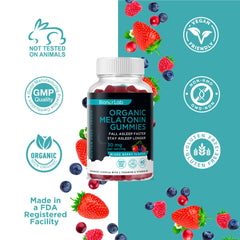 Gummies feature vegan-friendly ingredients for an ethical plant-based wellness option.
